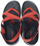 Aerosoft Deke Size US 8 M EU 39 Women's Slingback Ankle Strap Thong Sandals Red - Texas Shoe Shop