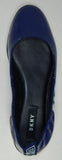 DKNY Vivi Ballerina Sz 7 M EU 37.5 Women's Ballet Flat Shoe Patent Blue K2934012