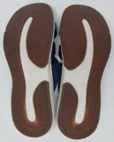 Clarks Solan Surf Size US 6 W WIDE EU 36 Women's Strappy Slide Sandals Navy