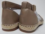 Sole Society Saundra Size 7 M EU 37.5 Women's Leather Espadrille Sandals Taupe