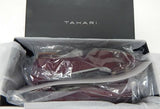 Tahari Venice Size 7 M Women's Suede Casual Slip-On Loafers Burgundy Wine 318206