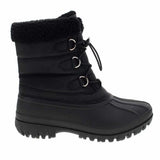 Chooka Size 7 M EU 38 Women's Water-Repellent Cold Weather Snow Boots Black