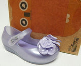 Mini Melissa Ultragirl Size 7 M (T) EU 22/23 Toddler Girl Mary Jane Shoes Purple