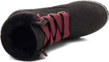 Skechers Cypress Big Plans Sz 8 M EU 38 Women's Nubuck Hiking Boots Black 44341