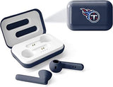 SOAR NFL Bluetooth True Wireless Earbuds with Charging Case Tennessee Titans