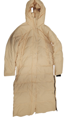 Indyeva/Indygena Vanamo Sz Small Women's Long Coat Winter Jacket Camel H02PJ064