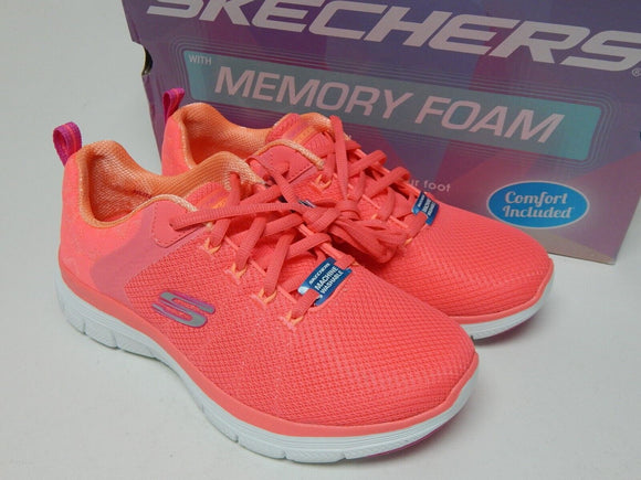 Skechers Flex Appeal 4.0 Elegant Ways Sz 9 M EU 39 Womens Running Shoe Neon Pink