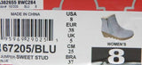Skechers Jumper Sweet Stud Sz US 8 M EU 38 Women's Suede Booties Blue 167205/BLU