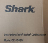 Shark Rocket Cordless Vacuum w Self-Cleaning Brushroll & Pet Multitool QZ162HQSV