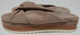 Vince Camuto Rareden Size 7 M EU 37.5 Women's Suede Platform Slide Sandals Crepe