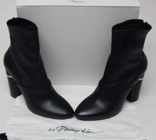 3.1 Phillip Lim Kyoto Sz EU 40 (US 9.5-10 M) Women's Leather Pull-On Ankle Boots