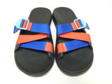 Chaco Chillos Slide Size US 9 M EU 42 Men's Sports Sandals Blue/Orange JCH108645