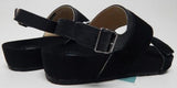 Revitalign Up Swell Size US 8 M (B) EU 38.5 Women's Suede Strappy Sandals Black