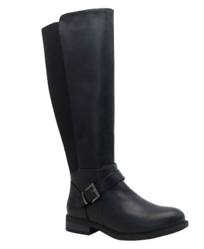 De Blossom Collection Pita-60W Size 6 M Women's Wide Calf Knee High Riding Boots