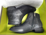 Antelope L21 Size EU 36 (US 5.5-6 M) Women's Leather Metallic Ankle Boots Black