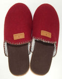 Revitalign Alder Size 6 M (B) EU 36 Women's Wool Blend Slide Slippers Winter Red