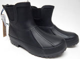 Chooka Size US 10 M Women's Waterproof Pull-On Chelsea Rain Boots Black 1711399
