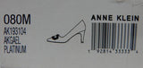 Anne Klein Gael Size US 8 M Women's Kitten Heel Dress Pumps Platinum AK193104