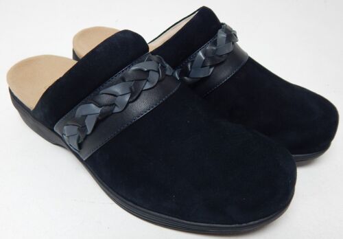 Spenco Topanga Size US 7.5 M (B) EU 38 Women's Suede Slip-On Shoes Clogs Black
