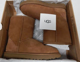UGG Classic Short II Size 8 M EU 39 Women's Suede Winter Boots Chestnut 1016223