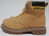 CAT Caterpillar Second Shift Sz US 8.5 M EU 41.5 Men's Leather Work Boots Honey
