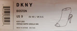 DKNY Boston Size US 9 M EU 40 Women's Leather Open Toe Sandals Vanilla K2071383