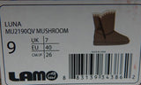 Lamo Luna Size 9 M EU 40 Women's Water-Resistant Suede Boots Mushroom MU2190QV