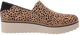 Dr. Scholl's Look Out Sz 8.5 M EU 38.5 Women's Slip-On Platform Sneakers Leopard