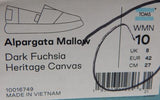 TOMS Alpargata Mallow Size 10 M EU 42 Women's Slip-On Shoe Dark Fuchsia 10016749