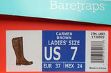 Baretraps Carmen Size US 7 M EU 37 Women's Motorcycle Tall Riding Boots Brown