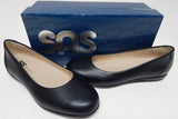 SAS Scenic Sz US 9 S (AAA) SLIM Women's Leather Ballet Flat Shoes Loafers Black