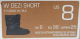 Koolaburra by UGG Dezi Short Size US 8 M EU 39 Women's Suede Boots Black 1114692