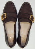 Vince Camuto Cenkanda Sz 11 M EU 43 Women's Suede Loafer Slip-On Shoes Root Beer