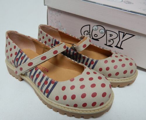 Goby Size US 1 M (Y) EU 32 Little Kids Girls Mary Jane Shoes Polka Dot GK7027