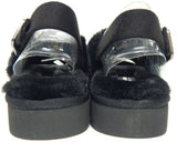 Koolaburra by UGG Fuzz'd Out Size 5 M EU 36 Women's Slide Sandals Black 1134590