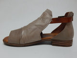 Miz Mooz Dipper Sz EU 38 W WIDE (US 7.5-8) Women's Leather Bootie Sandals Beige