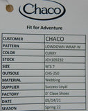 Chaco Lowdown Wrap Size 7 M EU 38 Women's Strappy Sport Sandals Curry JCH109232