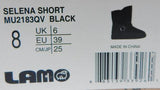 Lamo Selena Size 8 M EU 39 Women's Water Resist Suede Short Winter Boots Black