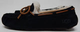 UGG Dakota Size US 6 M EU 37 Women's Suede Loafer Slip-On Slippers Black 1107949
