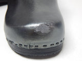 Bjork Size EU 41 (US 9.5 - 10) Women's Patent Leather Clogs Anthracite Silver