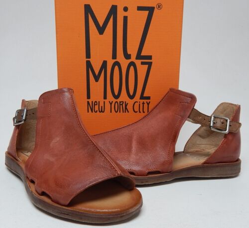 Miz Mooz Found Size EU 39 W WIDE (US 8.5-9) Women's Leather Strappy Sandals Rust