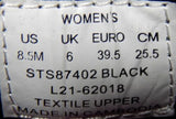 Sperry Captain's Moc Size US 8.5 M EU 39.5 Women's Slip-On Shoes Black STS87402
