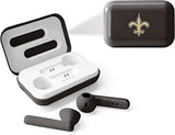 SOAR NFL Bluetooth True Wireless Earbuds with Charging Case New Orleans Saints
