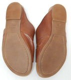 Miz Mooz Aria Size EU 37 (US 6.5 M) Women's Leather Slide Flat Sandals Brandy - Texas Shoe Shop