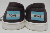 TOMS Youth Belmont Sz 3.5 M (Y) Little Kids Boys Girls Slip-On Shoes Ash Canvas