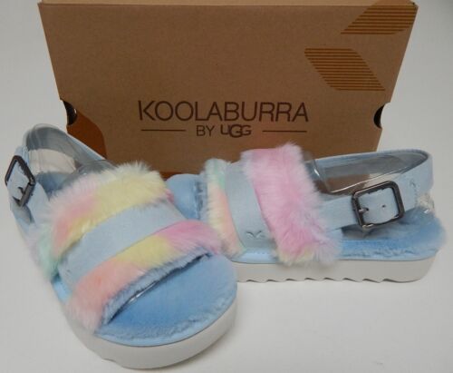 Koolaburra by UGG Fuzz'd Out Size 5 M EU 36 Women's Slide Sandals Pastel 1134592