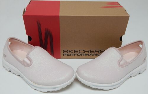 Skechers Go Walk Classic Basic Fun Size 8 W WIDE EU 38 Women's Shoes Light Pink