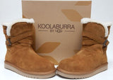 Koolaburra by UGG Delene Short Sz 9 M EU 40 Women's Suede Boots Chestnut 1121504