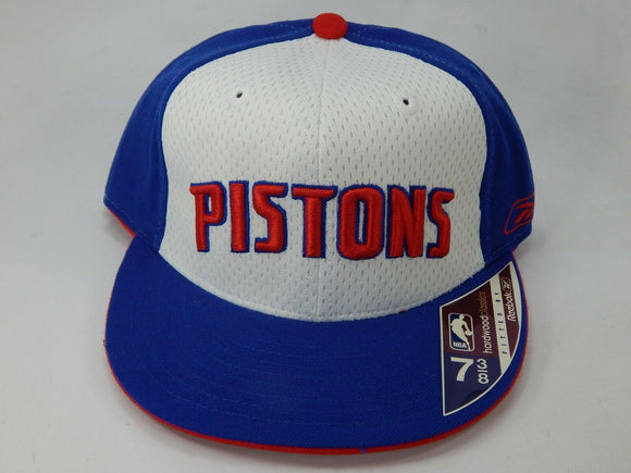 Detroit Pistons Reebok Hardwood Classics Size 7 3/8 Crown Fitted NBA Cap Hat