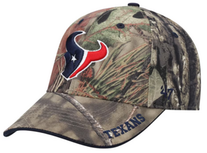 '47 Brand Houston Texans NFL Realtree Camo Frost MVP Adjustable Strap Hat Cap